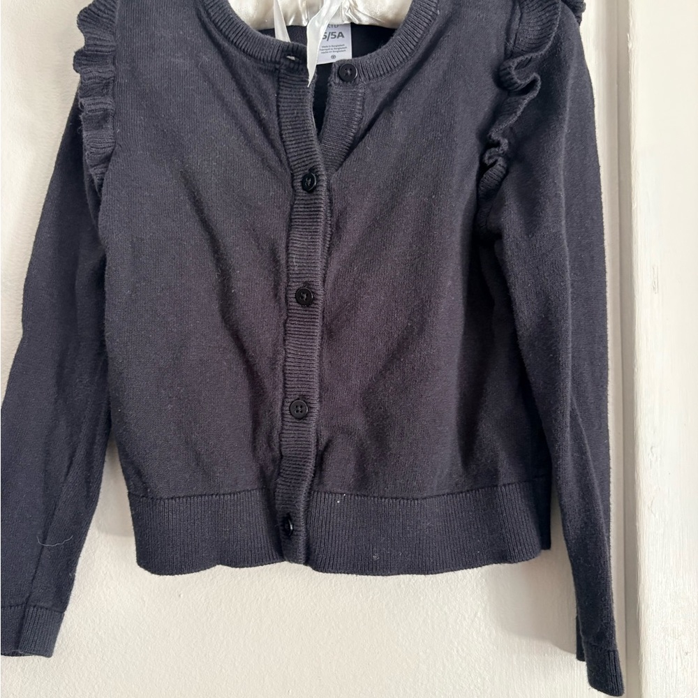 Carter's Black Knit Cardigan